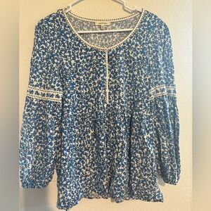 Max Studio Floral Blouse, Size S